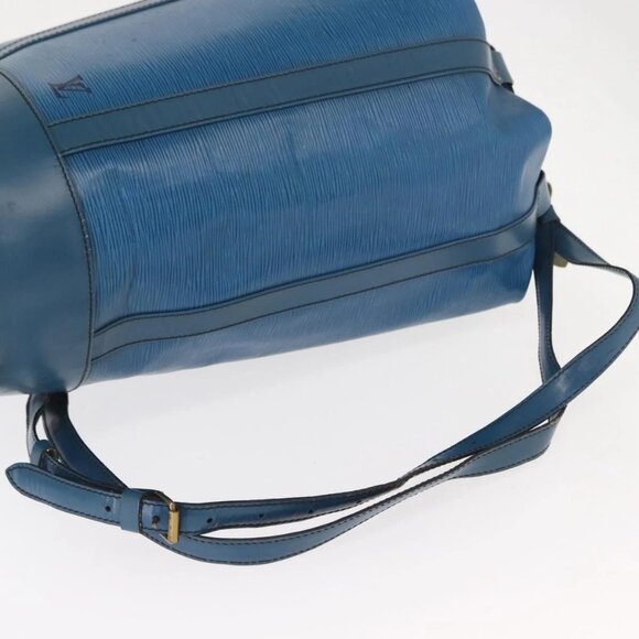 LOUIS VUITTON Epi Randonnee GM Shoulder Bag Blue M43085 LV Auth 148058 - Picture 8 of 16